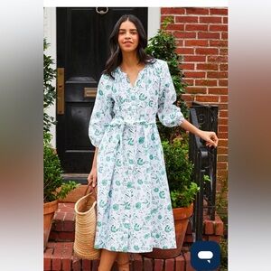 Lake brunch dress in meadow vines NWOT size small